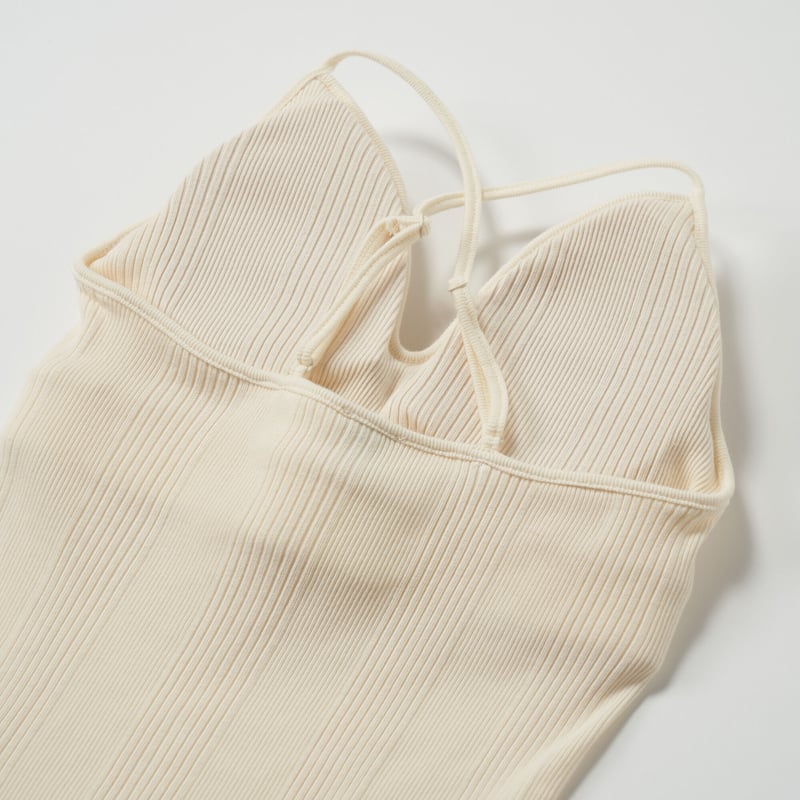 HAKUJI（ハクジ） / Random Rib Bra Camisole | HIBIYA