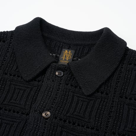 BATONER (バトナー) / Graccy Lace Half Sleeve Knit Shirt for COC