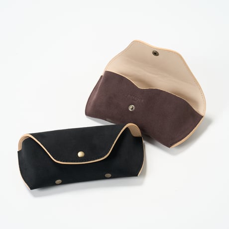 DIFFUSER（ディフューザー）/ TECH SUEDE EYEWEAR CASE / Black & Natural
