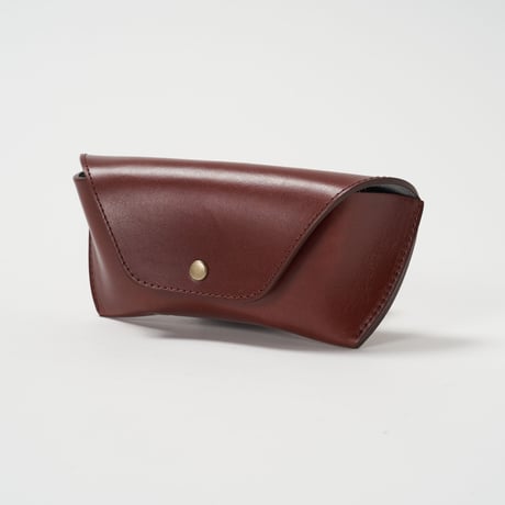 DIFFUSER（ディフューザー）/ OIL LEATHER EYEWEAR CASE / Dark Brown & Dark Grey