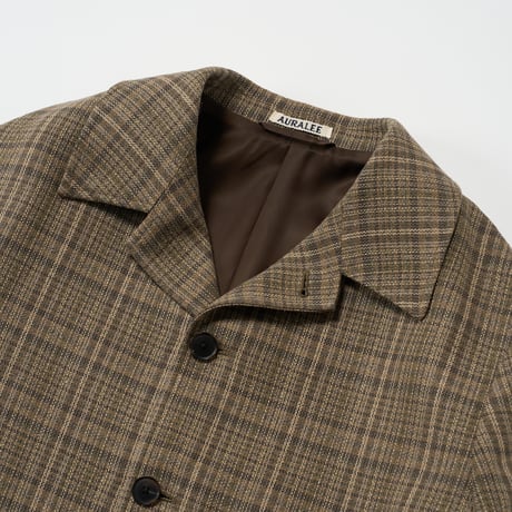 AURALEE (オーラリー) / Silk Linen Nep Check Jacket