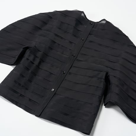 Christian Wijnants (クリスチャン・ワイナンツ) / Architectural Silk Top With Handmade Cut Technique