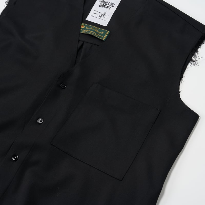 GABRIELA COLL GARMENTS NO.221 ウールスリーブレス GABRIELA COLL