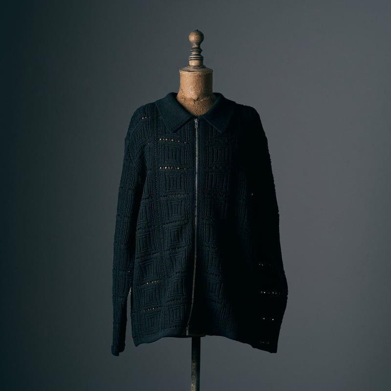 BATONER (バトナー) / Grassy Lace Zip Blouson for CO