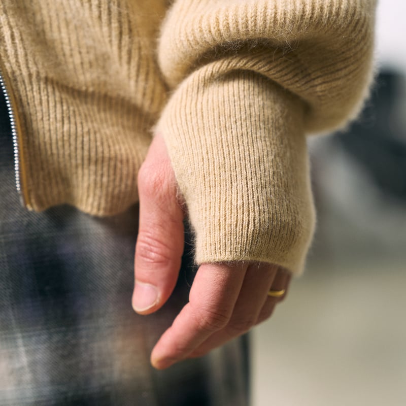 BATONER (バトナー)/ Cashimere Fox Drivers Knit for BATONER (バトナー)/ Cashimere Fox Drivers Knit for