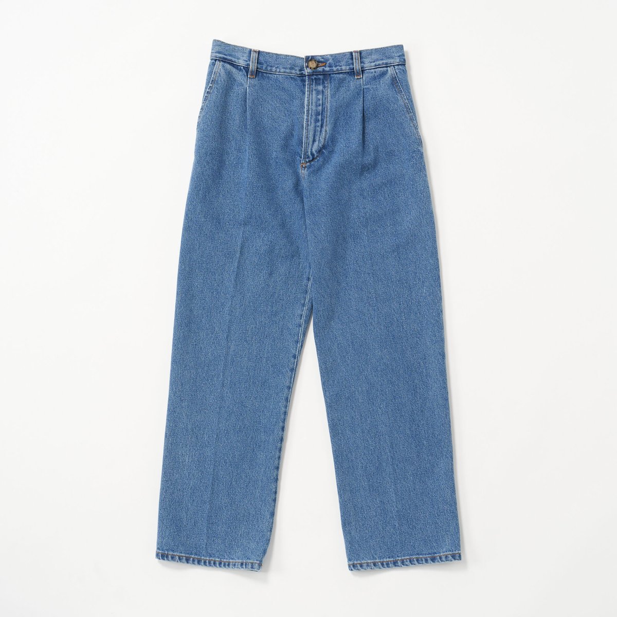 Cristaseya（クリスタセヤ） / BLEACHED DENIM PLEATED TRO...