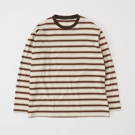 AURALEE (オーラリー) / Gradient Stripe jersey L/S Tee