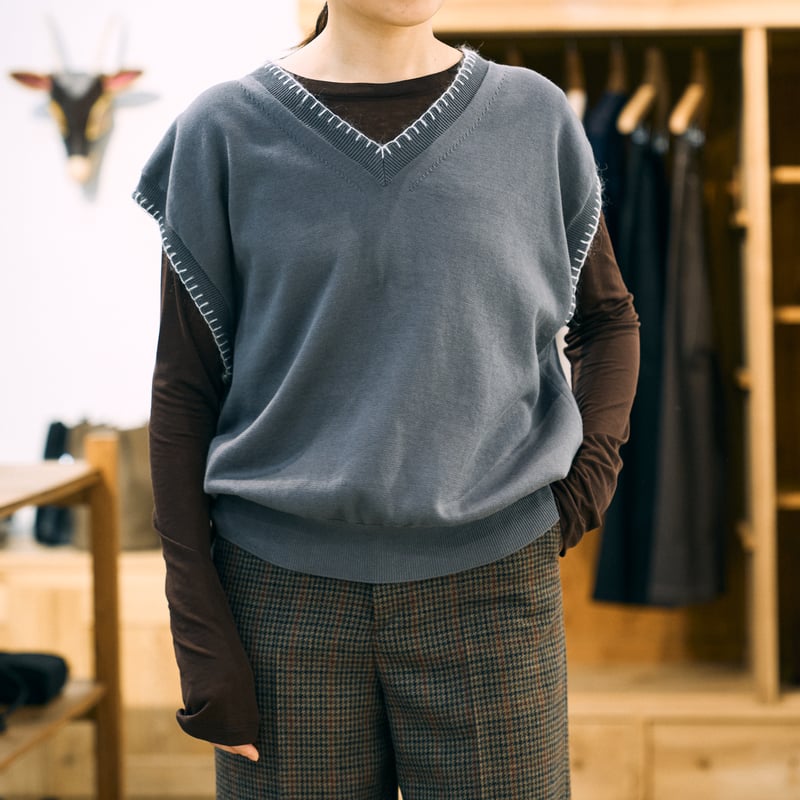 BATONER (バトナー）/ Seaisland Cotton Blanketstitch