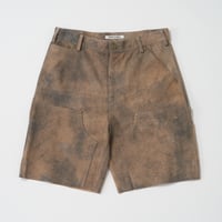 SEVEN BY SEVEN（セブンバイセブン）/ Leather Double Knee Short Pants