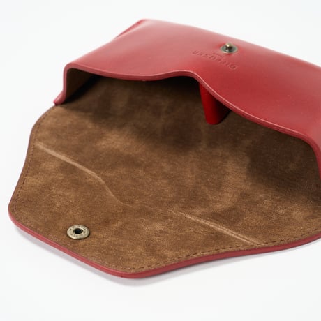 DIFFUSER（ディフューザー）/ OIL LEATHER EYEWEAR CASE / Red Brown & Brown