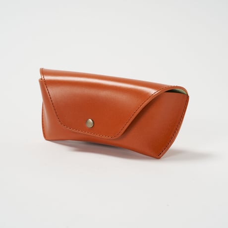 DIFFUSER（ディフューザー）/ OIL LEATHER EYEWEAR CASE / Orange & Mint Green