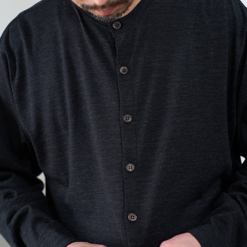 BATONER (バトナー) / Summer Wool Crew Cardigan for