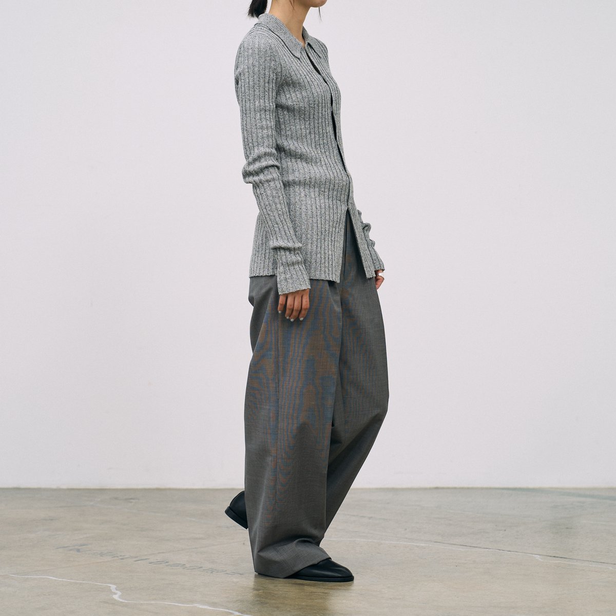 【auralee】TROPICAL WOOL KID MOHAIR ONE-TU Tropical Wool Kid Mohair Jacket