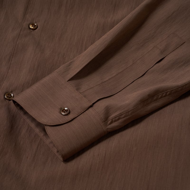 STUDIO NICHOLSON サイズ1 ブラウン STUDIO NICHOLSON(スタジオニコルソン) BONSAI PANT タック