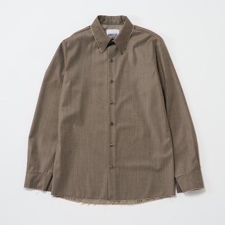 GABRIELA COLL GARMENTS ベルベットシャツ size1 GABRIELA COLL GARMENTS ベルベットシャツ