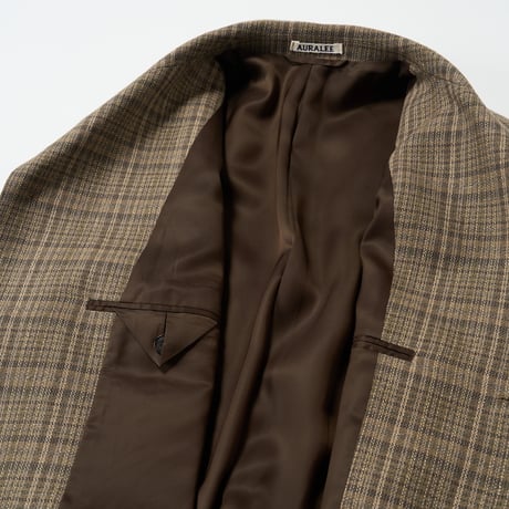 AURALEE (オーラリー) / Silk Linen Nep Check Jacket