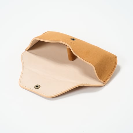 DIFFUSER（ディフューザー）/ TECH SUEDE EYEWEAR CASE - S size / Navy & Natural