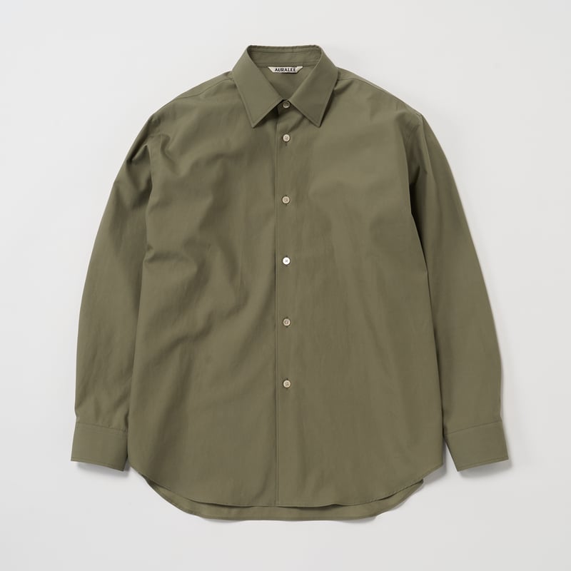 AURALEE WASHED FINX TWILL SHIRT オーラリーシャツ AURALEE (オーラリー) / *Washed Finx Twill Shirt | HI