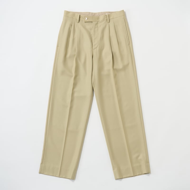 AURALEE (オーラリー) / Super Light Wool Two Tuck Slu