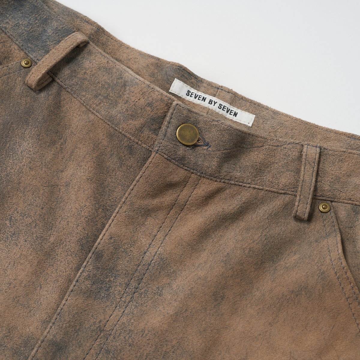 SEVEN BY SEVEN（セブンバイセブン）/ Leather Double Knee S