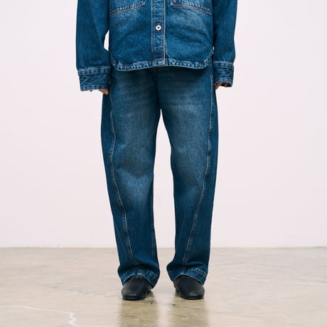STUDIO NICHOLSON (スタジオニコルソン) / Rounded Leg Twist Seam Pant
