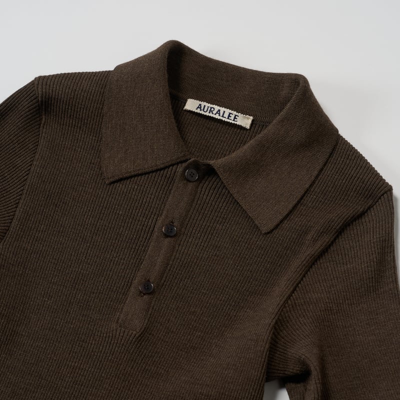 AURALEE (オーラリー) / Super Fine Wool High Gauge Ri