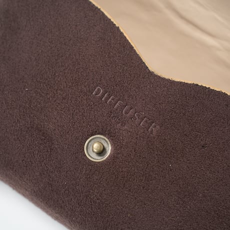 DIFFUSER（ディフューザー）/ TECH SUEDE EYEWEAR CASE / Black & Natural