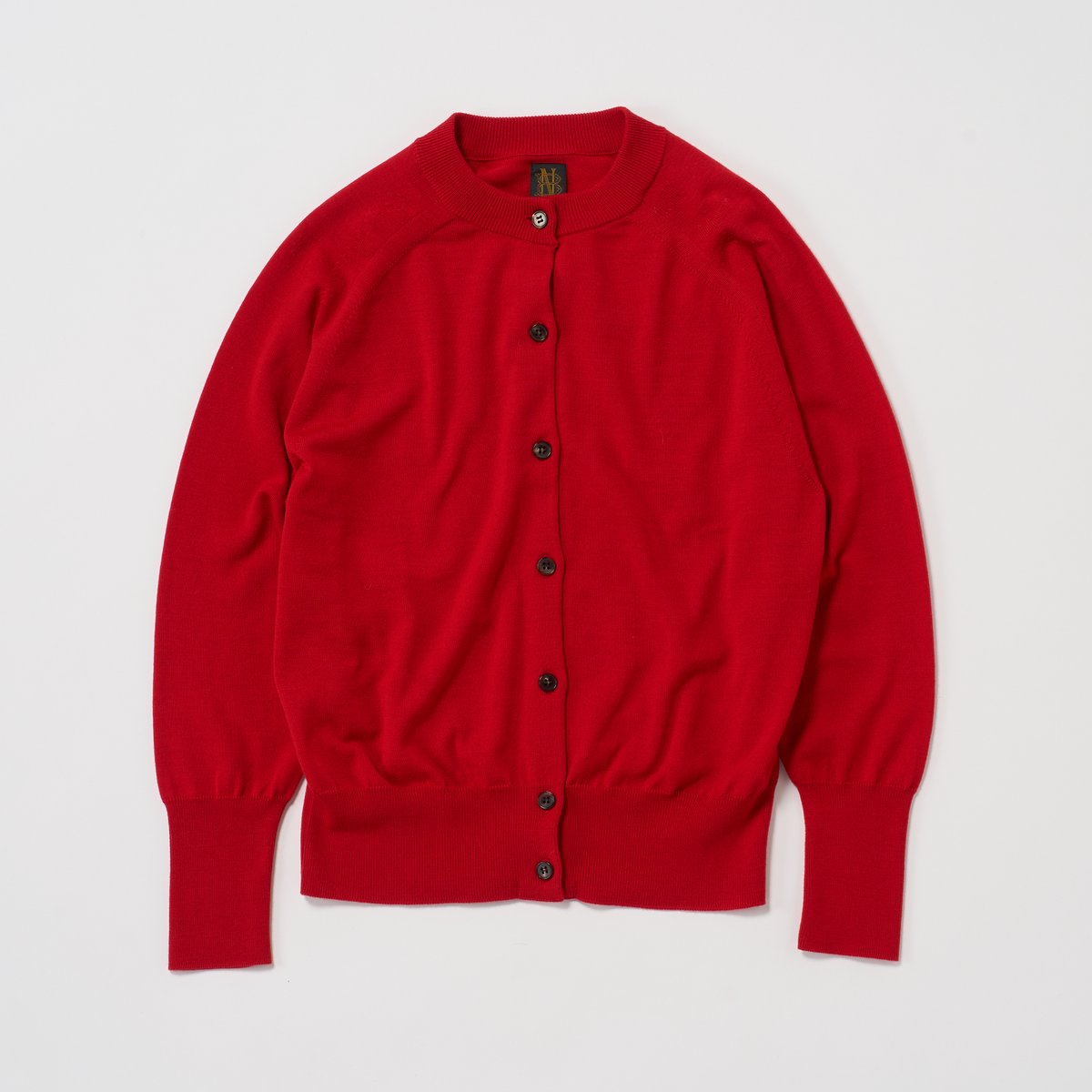 BATONER (バトナー) / Baby Wool Crew Cardigan | HIBI