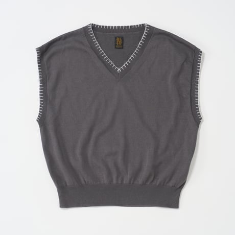BATONER  (バトナー）/ Seaisland Cotton Blanketstitch Vest for COC