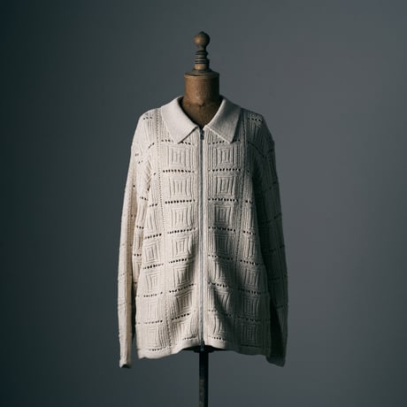 BATONER (バトナー) / Grassy Lace Zip Blouson for COC