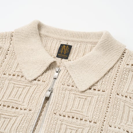 BATONER (バトナー) / Grassy Lace Zip Blouson for COC