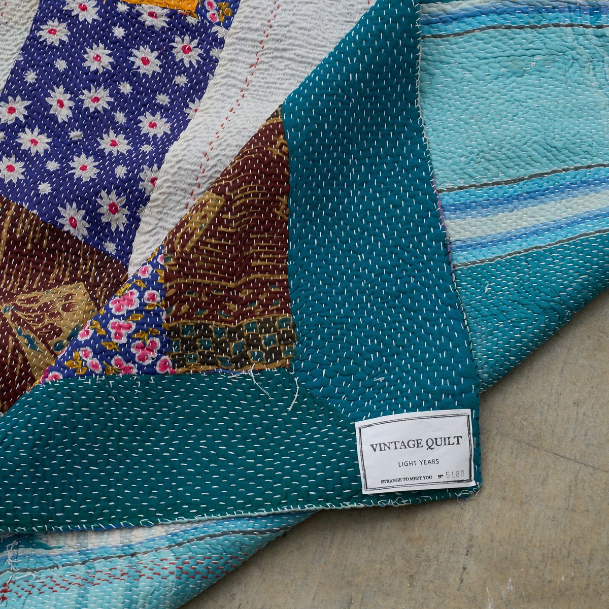 ヴィンテージキルトLIGHT YEARSライトイヤーズVINTAGE QUILT VINTAGE QUILT（ヴィンテージキルト）｜LIGHT YEARS（ライト