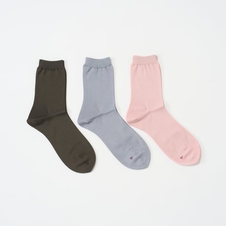 babaco (ババコ) / 3 Pairs of Colors Socks