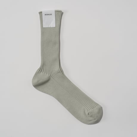 AURALEE (オーラリー) / *Giza High Gauge Socks