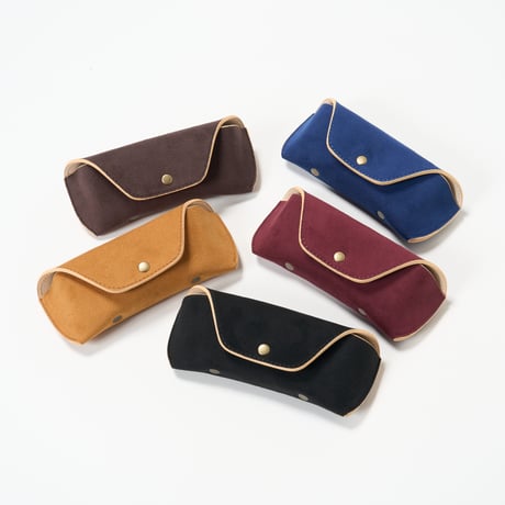 DIFFUSER（ディフューザー）/ TECH SUEDE EYEWEAR CASE - S size / Navy & Natural