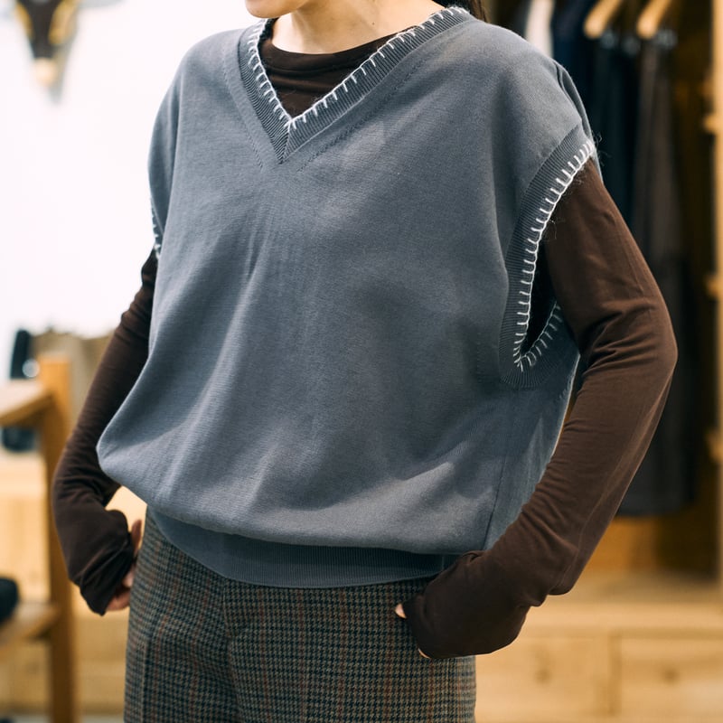 BATONER (バトナー）/ Seaisland Cotton Blanketstitch