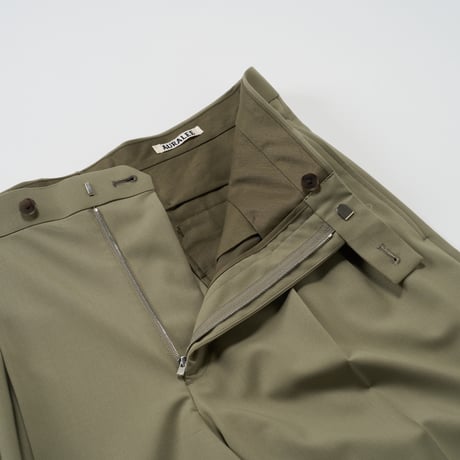 AURALEE (オーラリー) / Ultra Fine Tropical Wool Two-Tuck Slacks