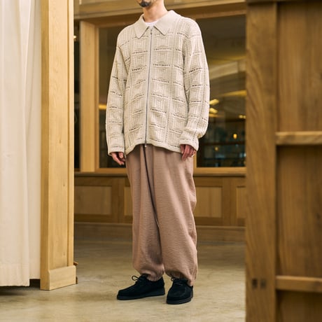 BATONER (バトナー) / Grassy Lace Zip Blouson for COC
