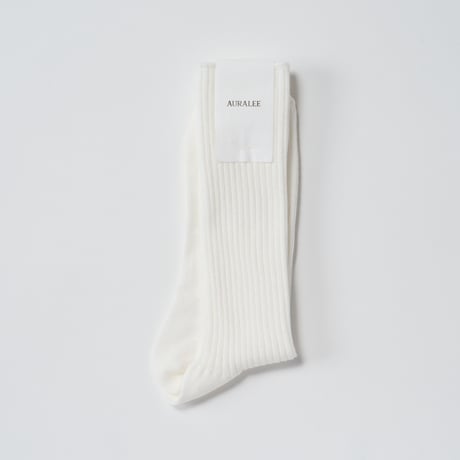 AURALEE (オーラリー) / *Giza High Gauge Socks