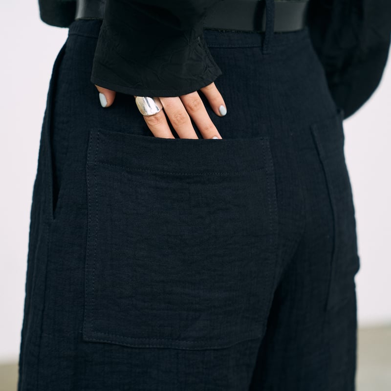 【値下げ/定価約6万】STUDIO NICHOLSON /XL/ブラック STUDIO NICHOLSON】SHIBORU BLACK BAG