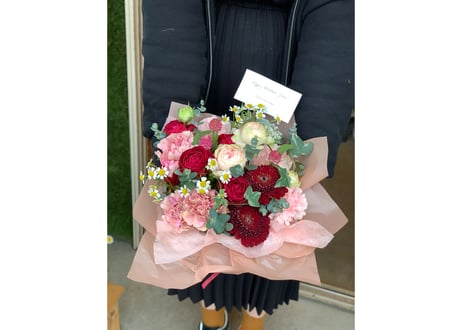 生花アレンジメントMサイズ(母の日用)