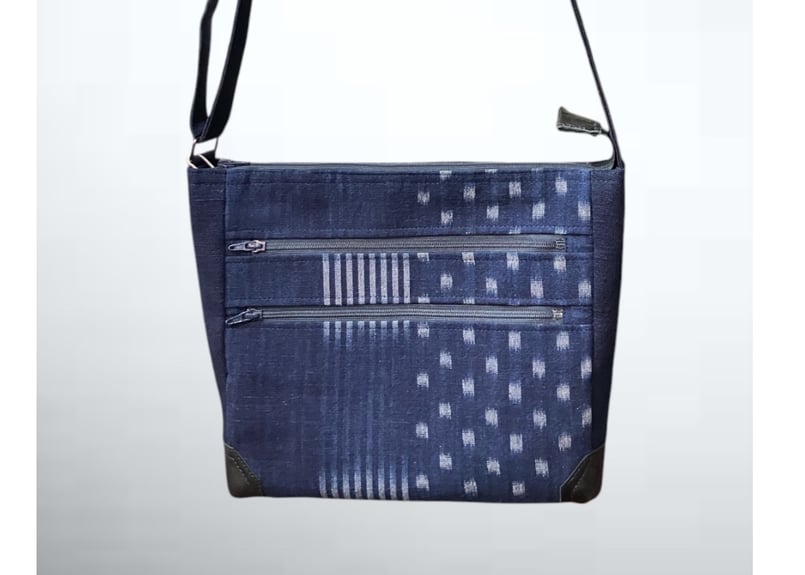 藍染備後かすりショルダーバッグ | towaju