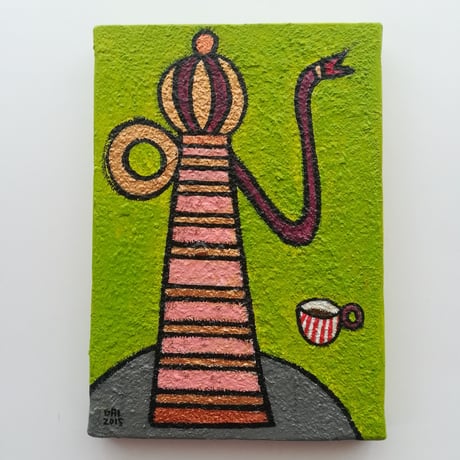 ポットとコーヒーカップ