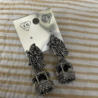シルバー調ピアス アーラティー