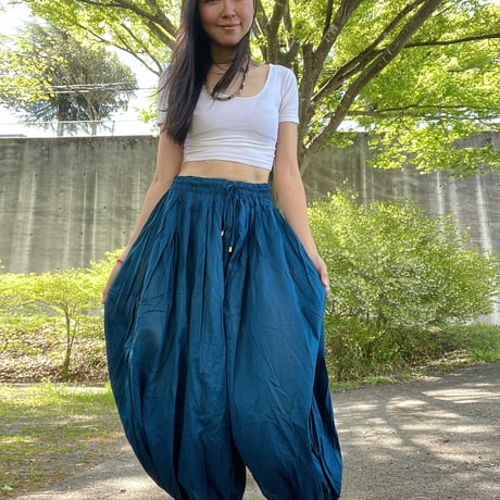 アラジンパンツ ネイビー