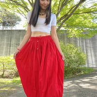 アラジンパンツ 赤