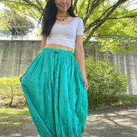 アラジンパンツ エメラルドグリーン