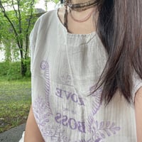 コットンガーゼのプルオーバー BOSS