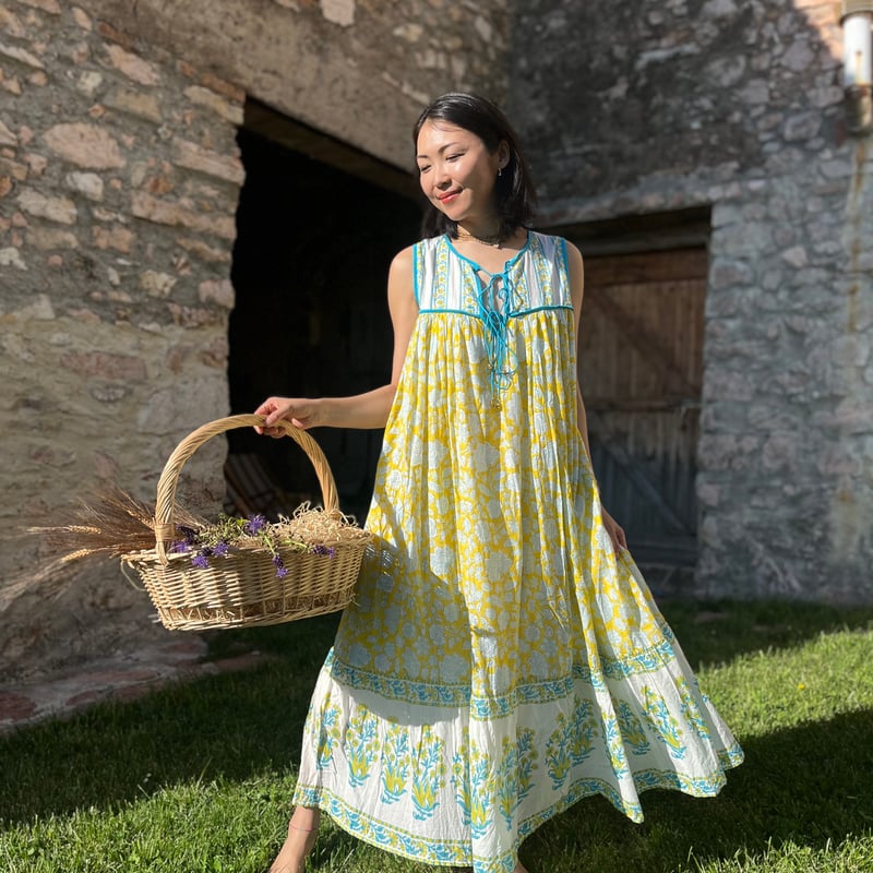 FABIANAFILIPPI 38sizeネイビー ノースリーブ マキシドレス FABIANAFILIPPI 38sizeネイビー ノースリーブ マキシドレス