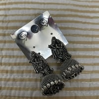 シルバー調ピアス ジュムキ